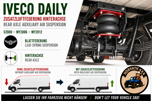 Iveco Daily Zusatzluftfederung Hinterachse 2WD