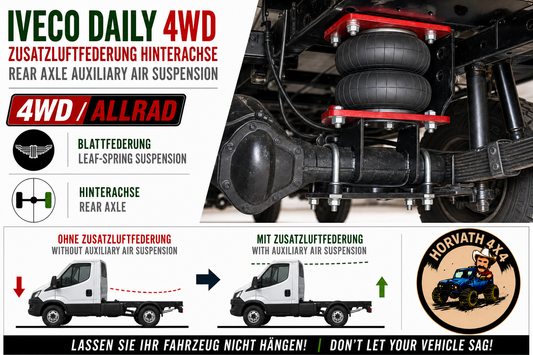 Iveco Daily Zusatzluftfederung Hinterachse 4WD