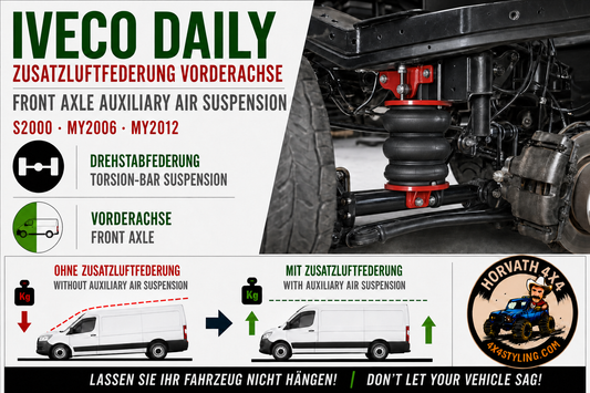 Iveco Daily Zusatzluftfederung Vorderachse 2WD