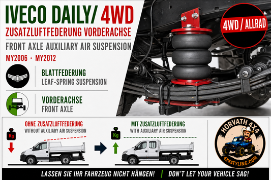 Iveco Daily Zusatzluftfederung Vorderachse 4WD