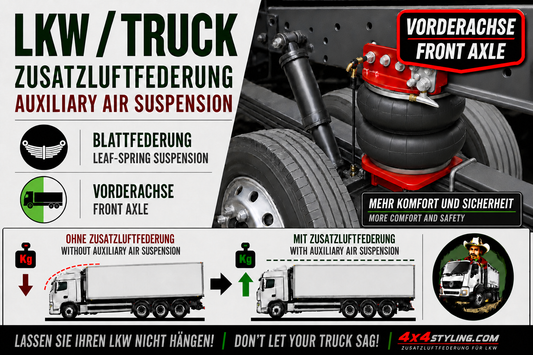 LKW Zusatzluftfedern Vorderachse