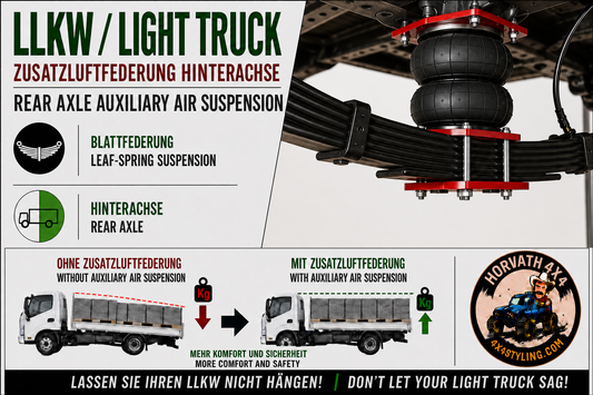 ESI Zusatzluftfedersystem für Nissan NT 400 (Euro 6) 3,5 ÷ 4,5 t – Hinterachse – Blattfedern – Manuell – 42601101