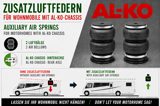 AL-KO Zusatzluftfedern Wohnmobil Hinterachse