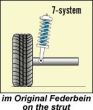 Niveauregulierungsfedern (Zusatzfedern) Audi A4 / A4...