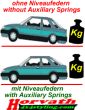 Niveauregulierungsfedern (verstärkte Ersatzfedern) Ford Mondeo, Typ IV (BA7), Limousine, Kombi, Bj. 03.2007 - 01.2011